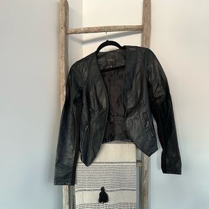 Black Faux leather jacket